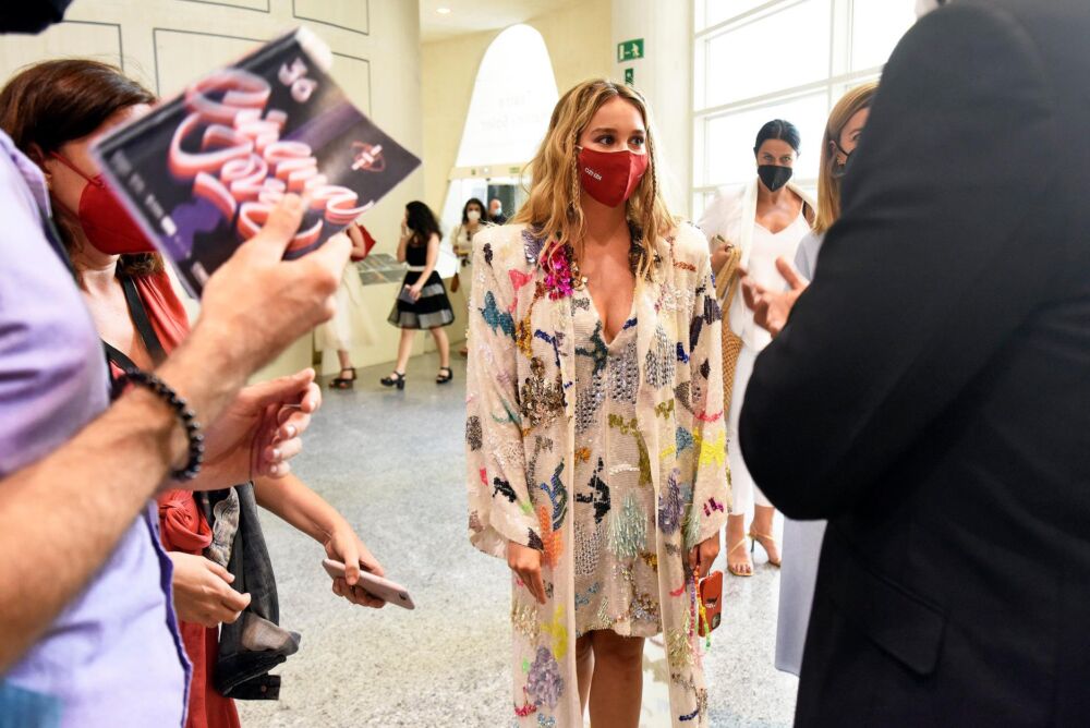 Paula Usero en la clausura de Cinema Jove