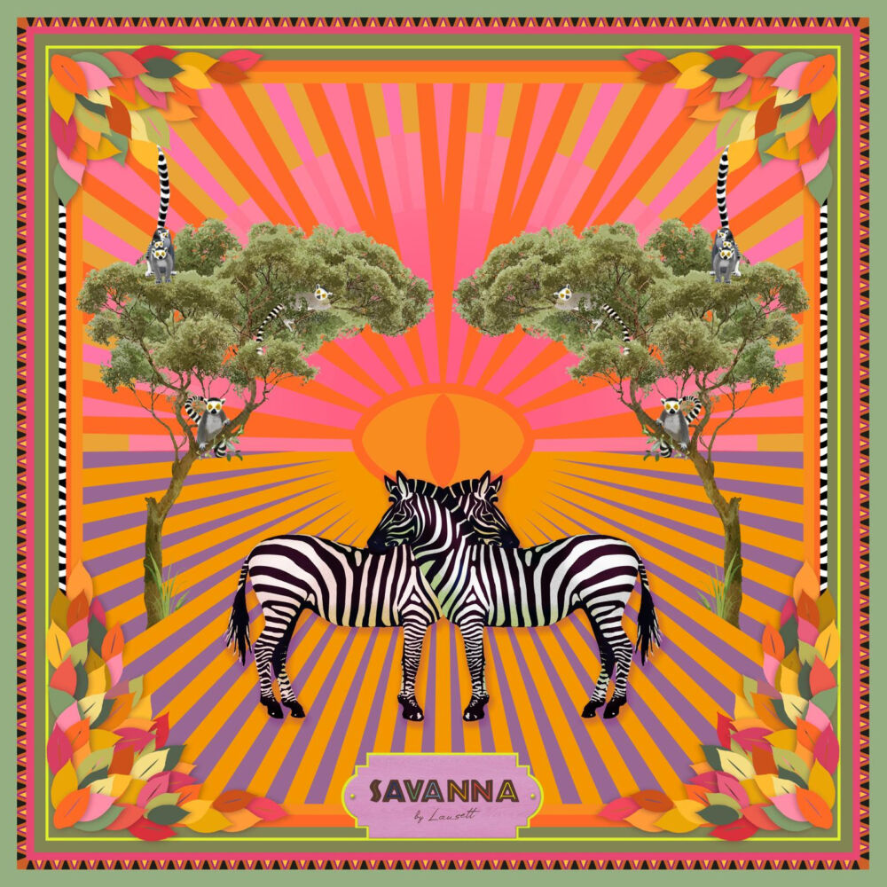 Pañuelo Savanna, de Lausett. PVP: 45 €